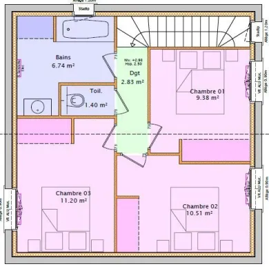 Image du modèle de maison maison étage