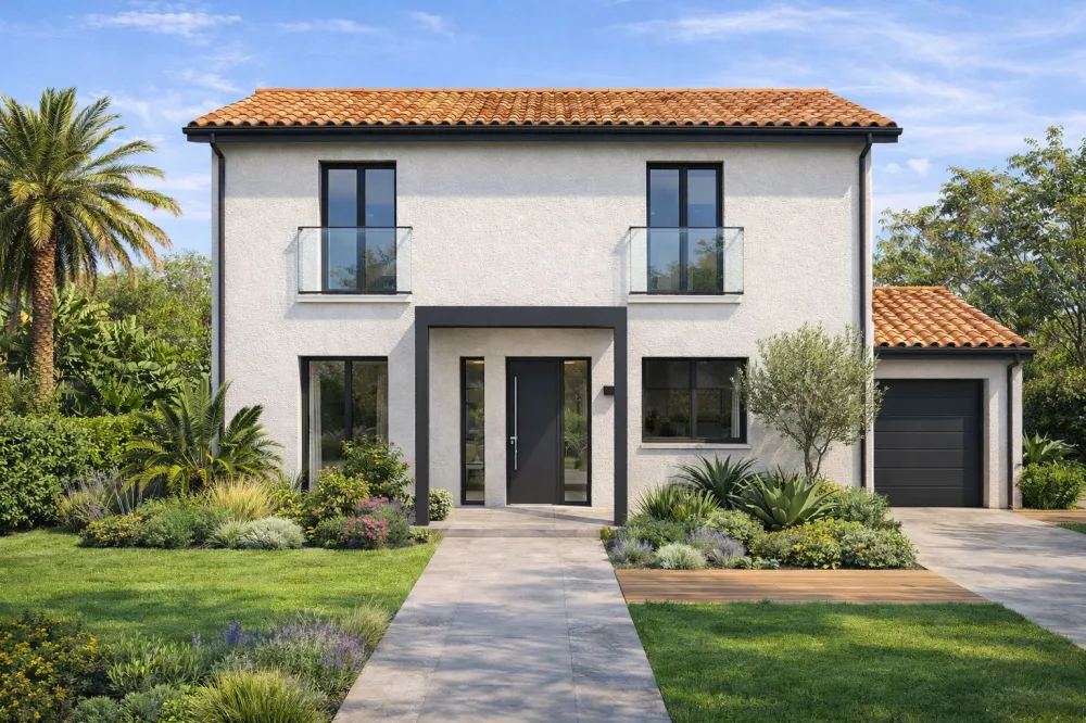 Image du modèle de maison acacia acces entrée