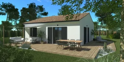 Image du modèle de maison Modèle carré - 70m² sans garage - AVANT