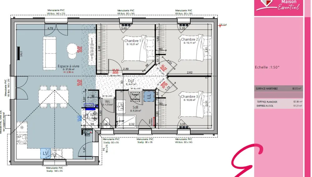 Image du modèle de maison PLAN