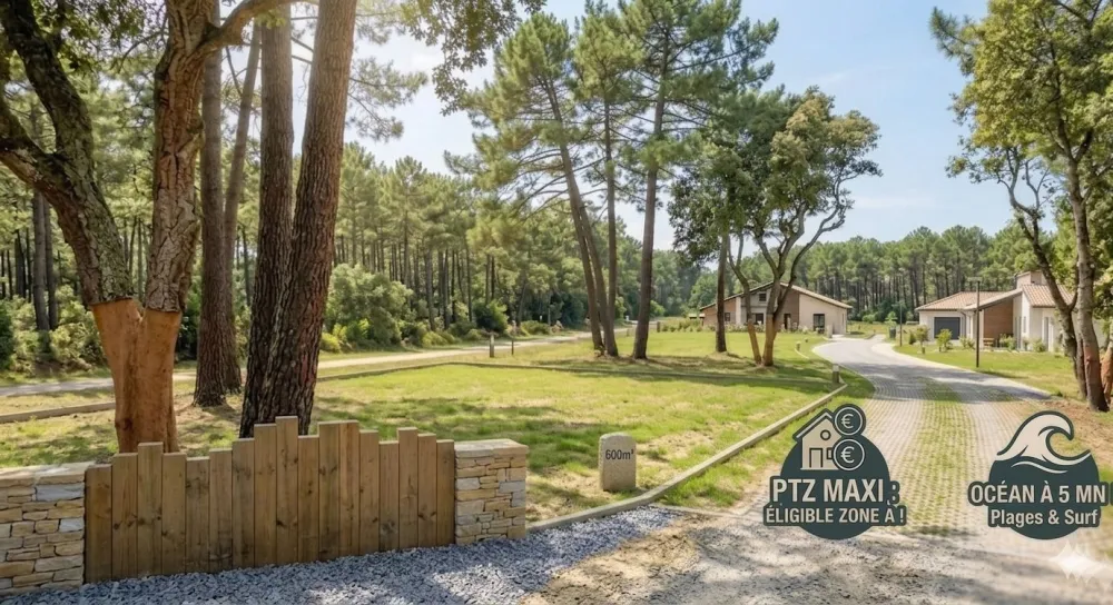 Image du terrain Terrain à bâtir de 720 m² à ONDRES (40)