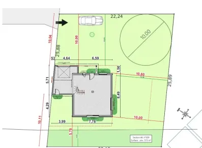 Image du modèle de maison lot 3 implante