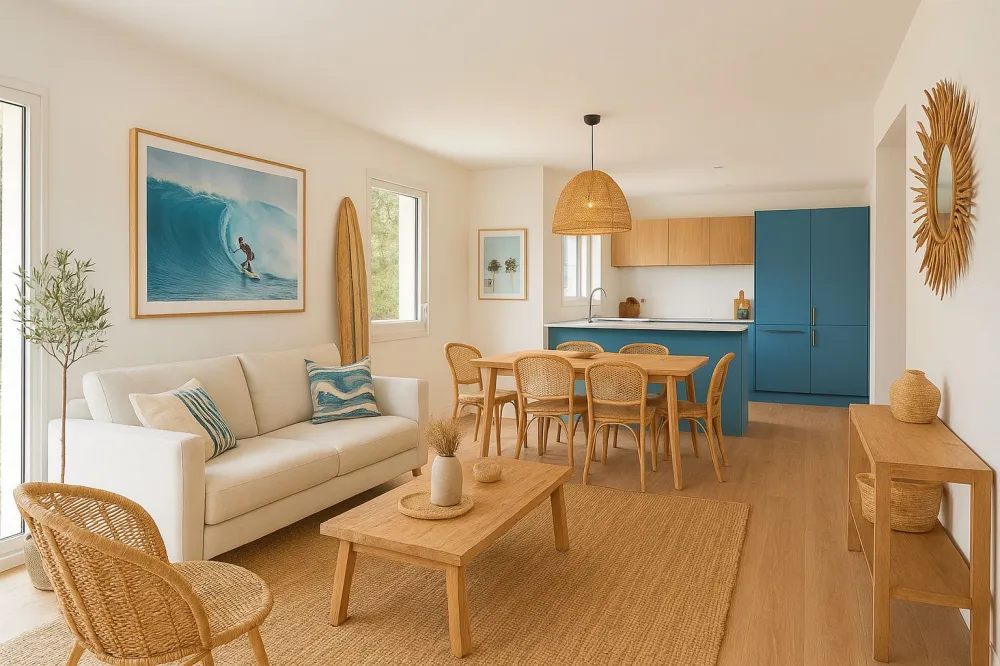 Image du modèle de maison rectangle interieur surf