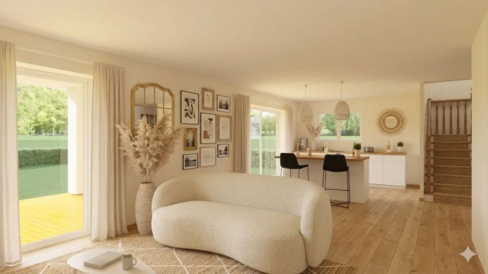 Image du modèle de maison sejour sam Carole Regis