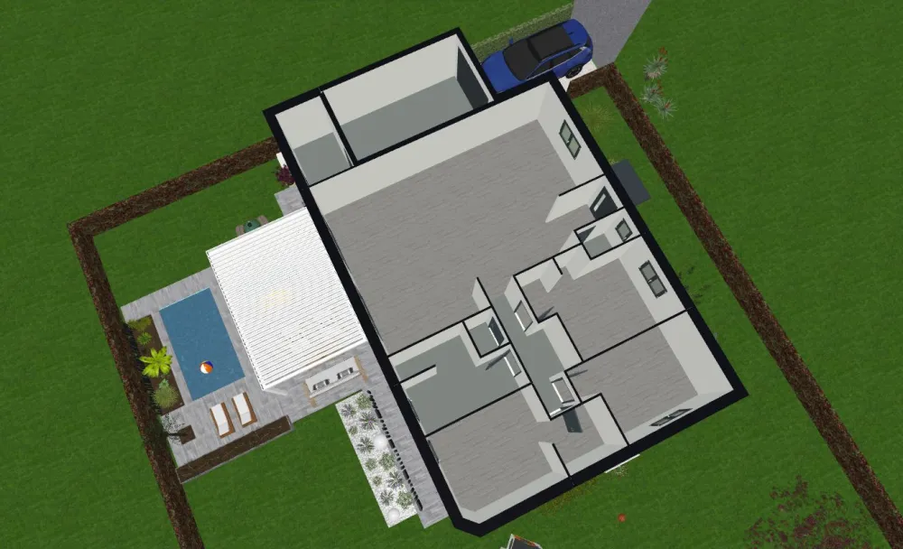 Image du modèle de maison DESSUS