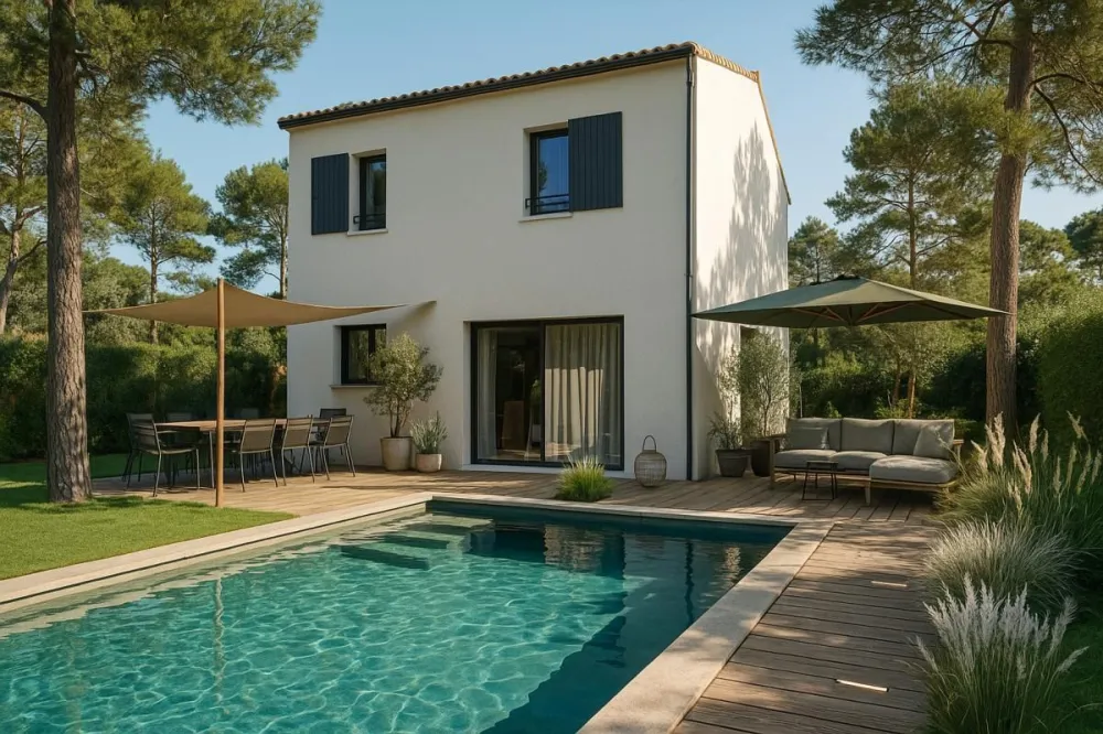 Image du terrain Terrain à bâtir de 350 m² à BELIN-BELIET (33)