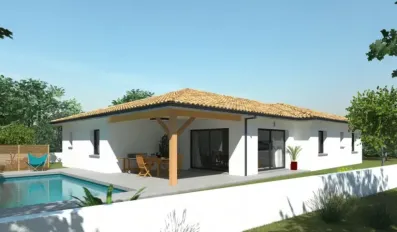 Image du modèle de maison 2023-140-3 VUE ARRIERE