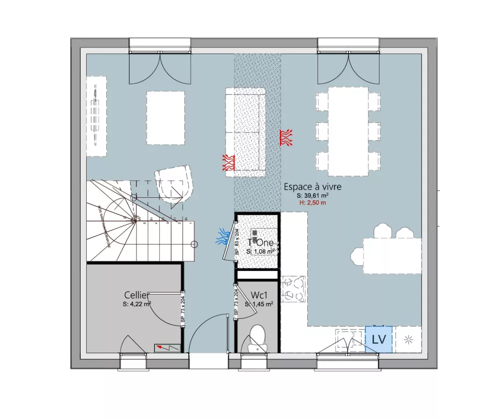 Image du modèle de maison ADOUR-RDC