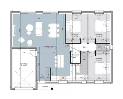 Image du modèle de maison VOLGA 90