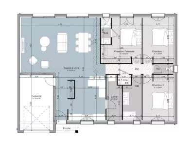 Image du modèle de maison VOLGA 110