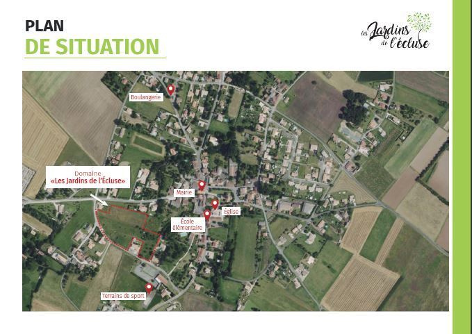 Image du modèle de maison plan de situation