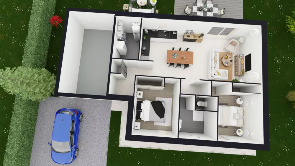 Image du modèle de maison VISUEL DESSUS