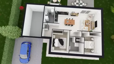 Image du modèle de maison VISUEL DESSUS