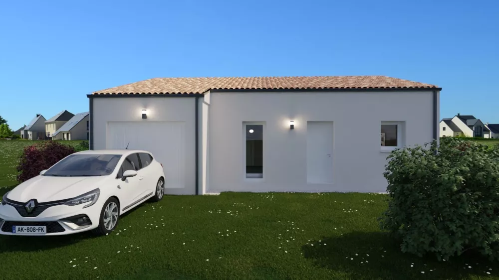 Image du modèle de maison visuel facade
