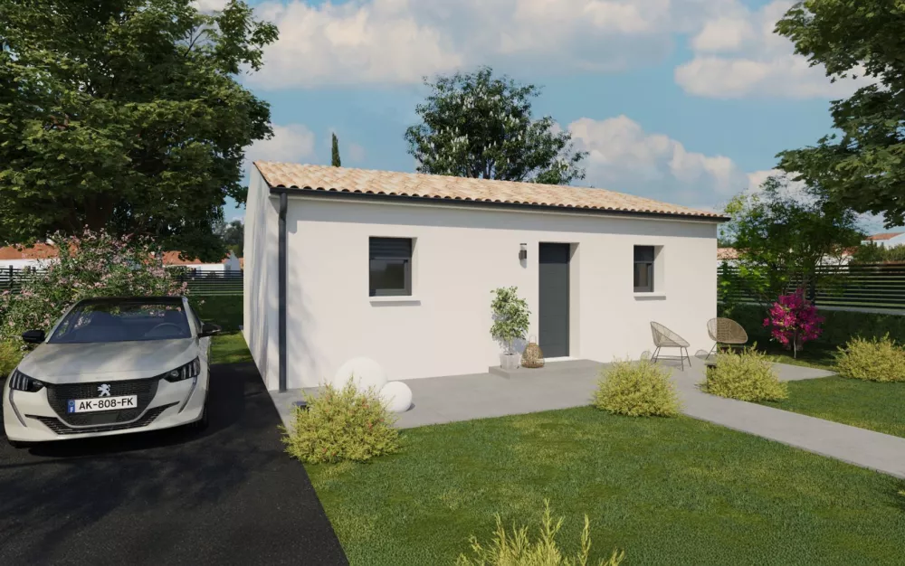 Image du modèle de maison KIWI 1CH AVANT RTC