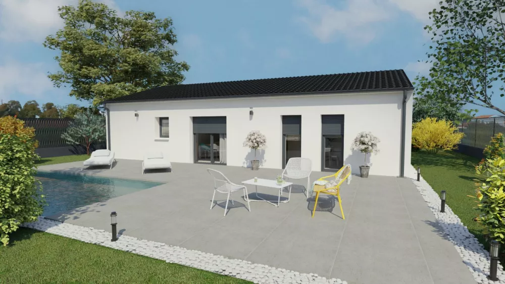 Image du modèle de maison MANGUE MODERNE ARRIERE RTC