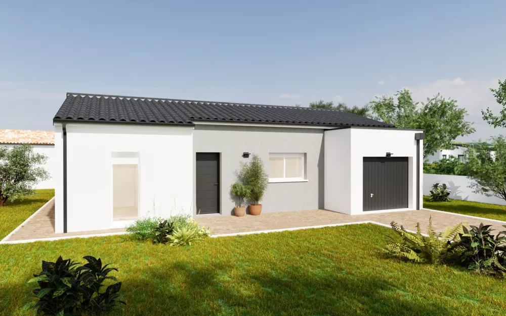 Image du modèle de maison AGATE 2CH 67.64m² MODERNE