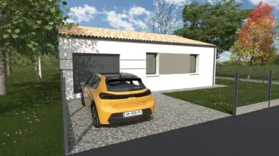 Image du modèle de maison Papaye 3 ch façade avant