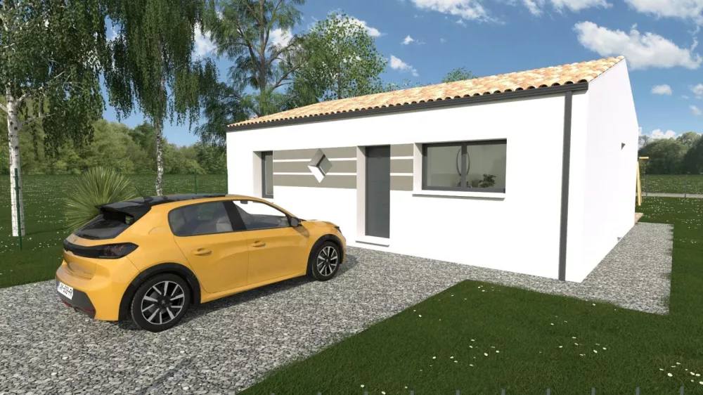 Image du modèle de maison Kiwi 2ch façade avant