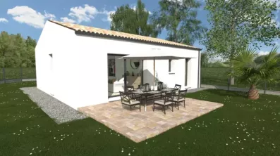 Image du modèle de maison Kiwi 2ch façade arrière
