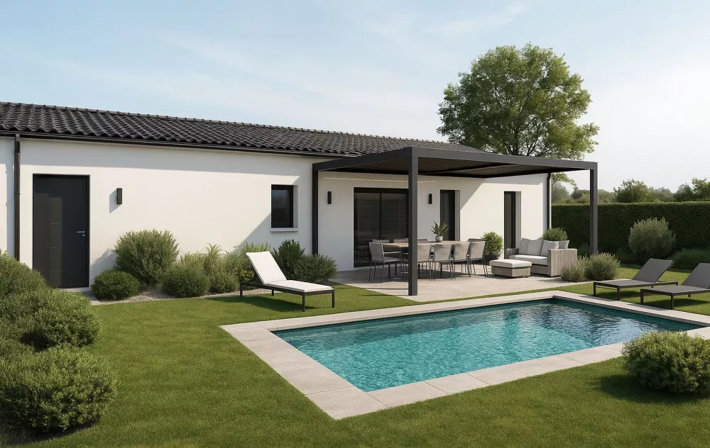 Image du modèle de maison Arriere Grenade moderne
