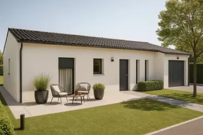 Image du modèle de maison Avant Mangue moderne