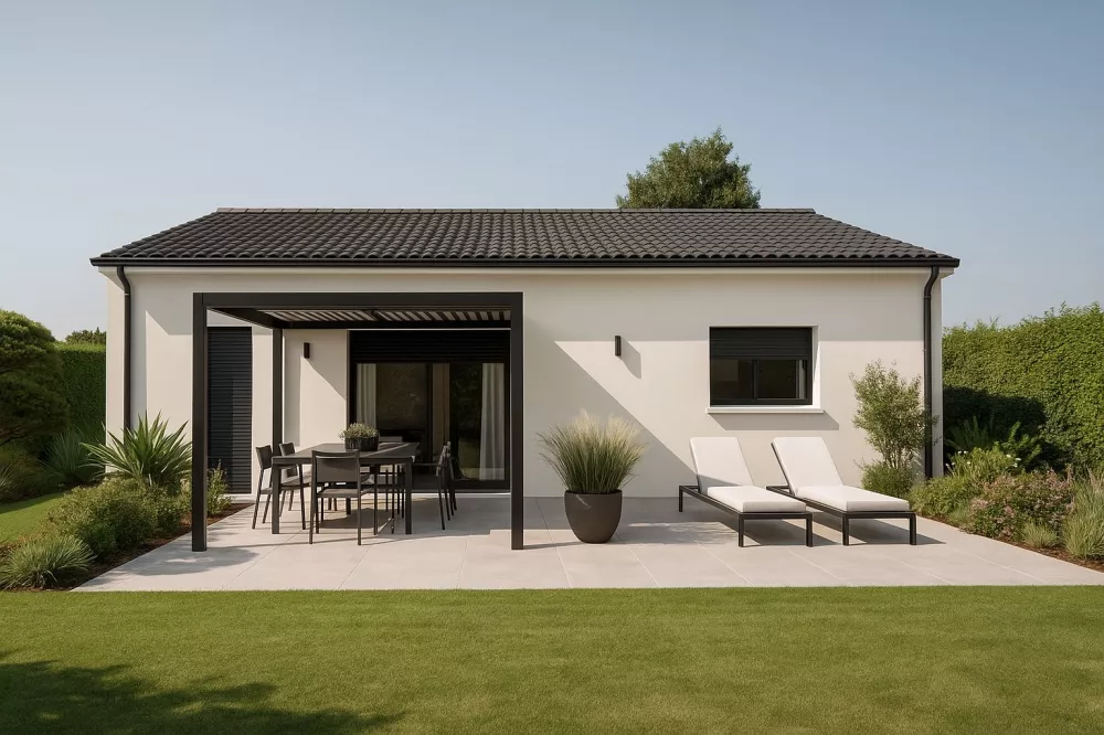 Image du modèle de maison Arriere Papaye moderne
