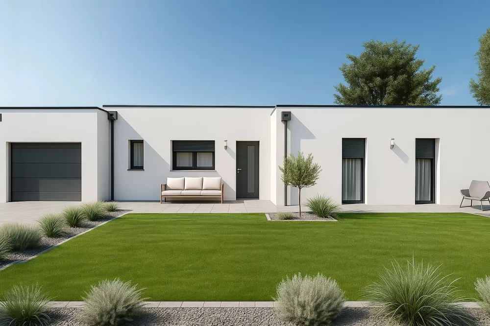 Image du modèle de maison 20250717_1002_Modern Minimalist Home_remix_01k0bpaz80eg29fjvmemwgb5pj