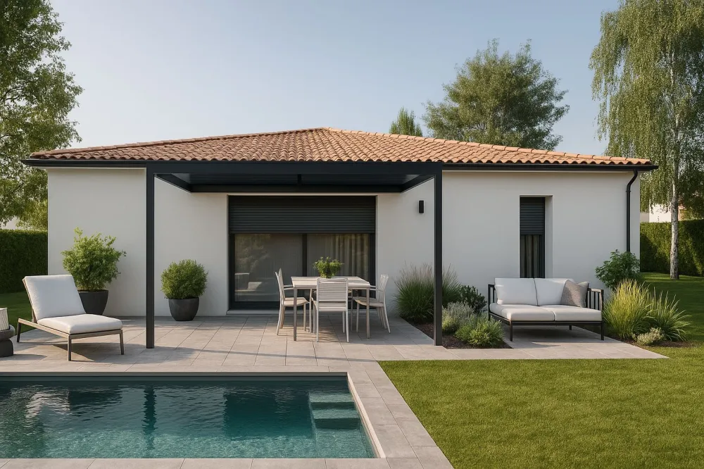 Image du modèle de maison 02_CRISTAL arrière