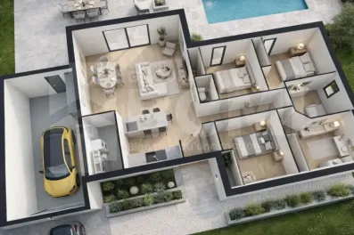 Image du modèle de maison plan 3d emeraude