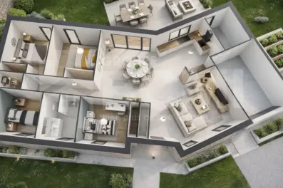 Image du modèle de maison rubis 3d