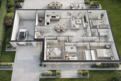 Image du modèle de maison plan 3d grenade