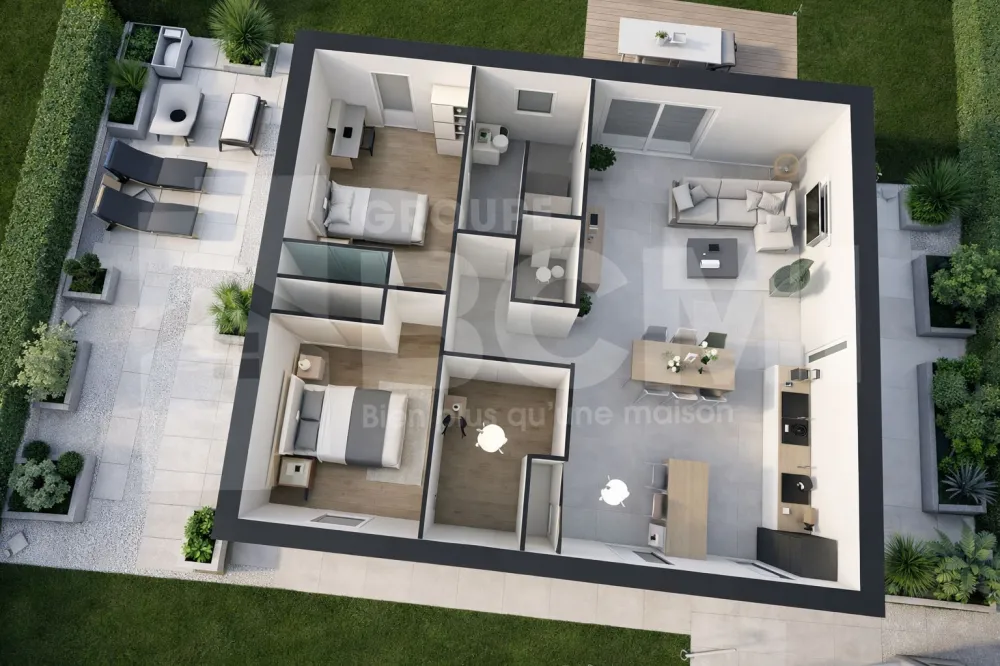 Image du modèle de maison plan 3d kiwi