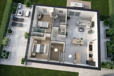 Image du modèle de maison plan 3d kiwi