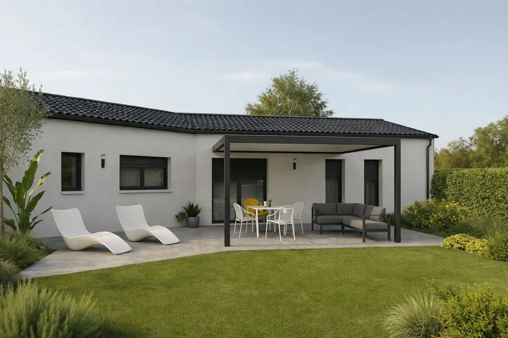 Image du modèle de maison RUBIS MODERNE ARRIERE