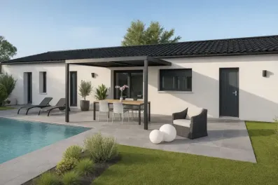 Image du modèle de maison IRIS MODERNE ARRIERE