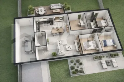 Image du modèle de maison Plan 3D Iris