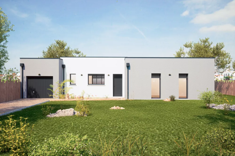 Image du modèle de maison EMERAUDE 4 CH 95.64M² CONTEMPORAINE V2