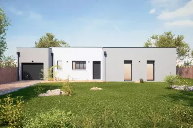Image du modèle de maison EMERAUDE 4 CH 95.64M² CONTEMPORAINE V2