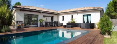 Image du modèle de maison plain pied d'angle pisicne
