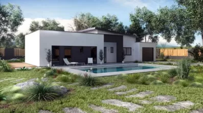 Image du modèle de maison toit terrasse PP pisicne