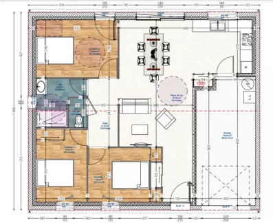 Image du modèle de maison plan maison 1 