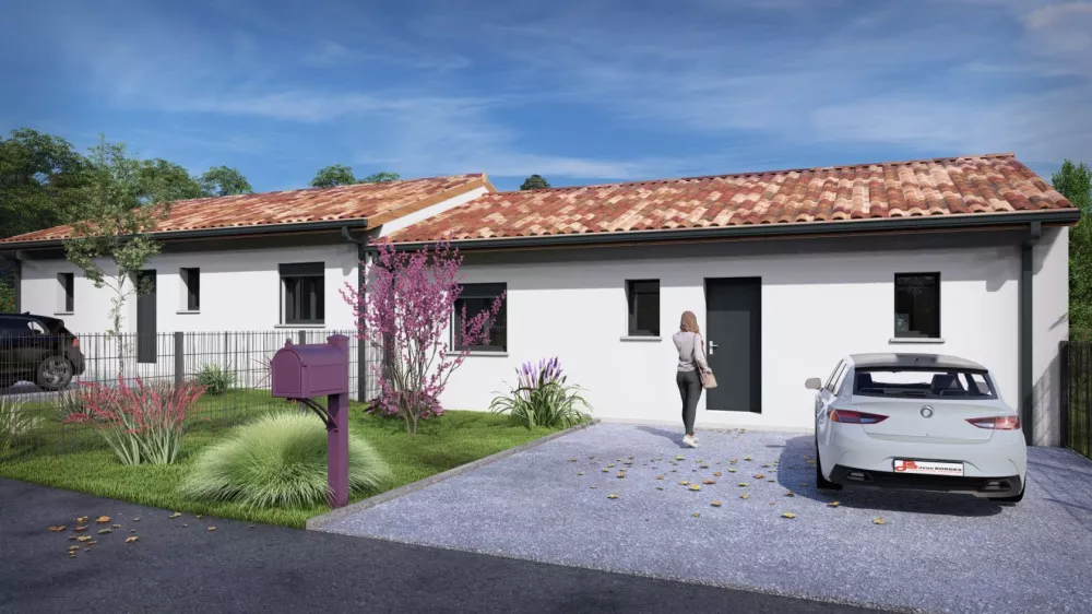 Image du modèle de maison 36055A-24_2 - Vue extérieure