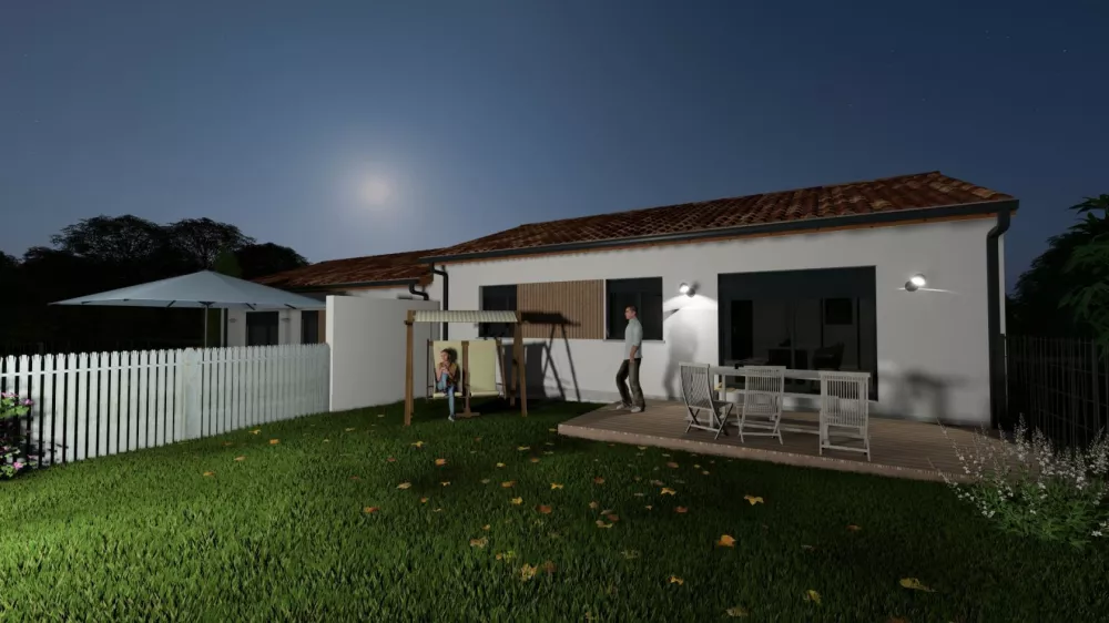 Image du modèle de maison NUIT