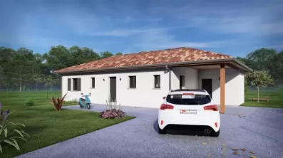 Image du modèle de maison 36055B-24_2 - Vue extérieure