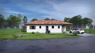 Image du modèle de maison 36055B-24_1 - Vue extérieure