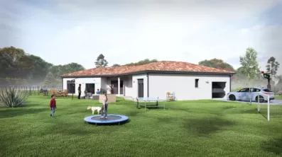 Image du modèle de maison 36057A-24_4 - Vue extérieure