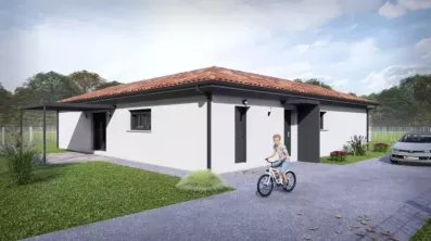 Image du modèle de maison 36067B-24_2 - Vue extérieure