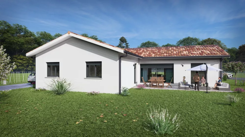 Image du modèle de maison 36067B-24_3 - Vue extérieure