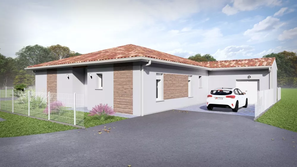 Image du modèle de maison 37005-25_2 - Vue extérieure